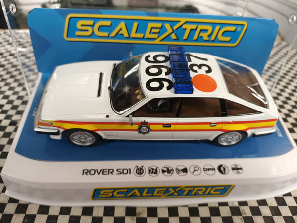 C4342 Scalextric Rover SD1 Police Car with Flashing Lights