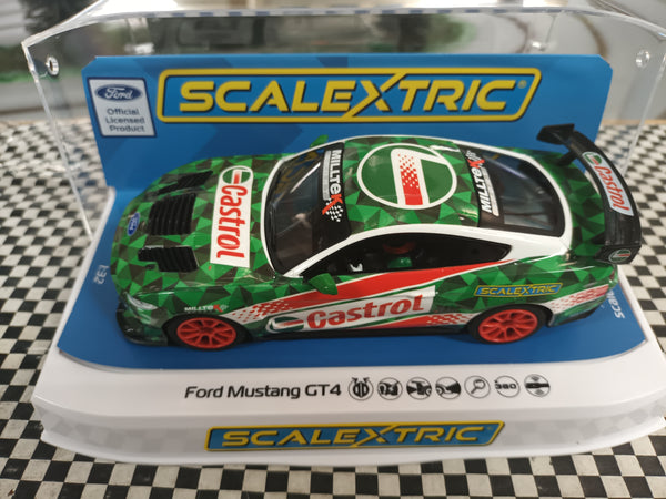 C4327 Scalextric Ford Mustang GT4 Castrol Drift Car