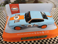 C4209 Scalextric Aston Martin V8 Gulf Edition Rikki Cann Racing