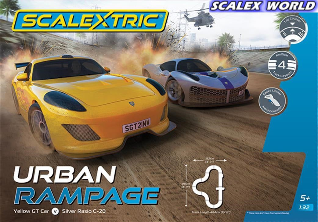 Scalextric C1426 Urban Rampage Set with lap counter - Scalex World