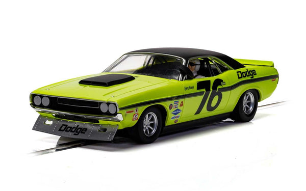 C4164 Scalextric Dodge Challenger Lime Green